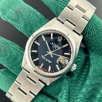 Rolex Oyster Perpetual Date 34mm Nero Indici