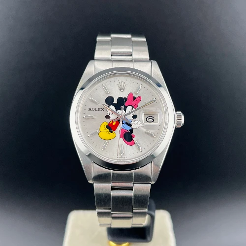 Rolex Oyster Date Precision Mickey Mouse Topolino & Minnie