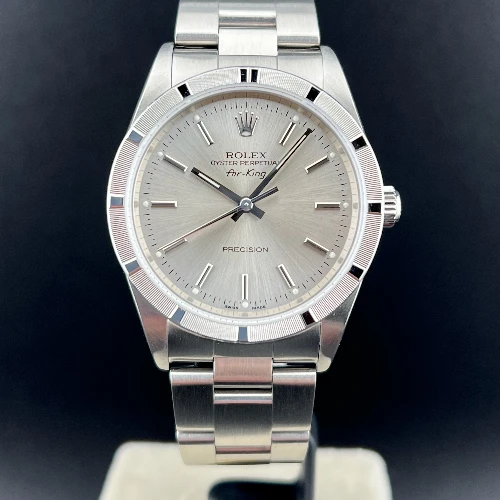 Rolex Air King Ghiera Godronata 
