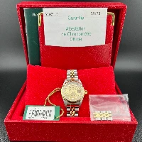 Rolex Lady Datejust 26mm Acciaio & oro Computer Champagne Brillanti