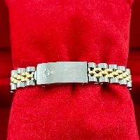 Rolex Lady Datejust 26mm Acciaio & oro Computer Champagne Brillanti