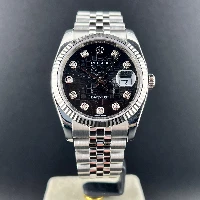 Rolex Datejust 36mm Black Computer Brillanti