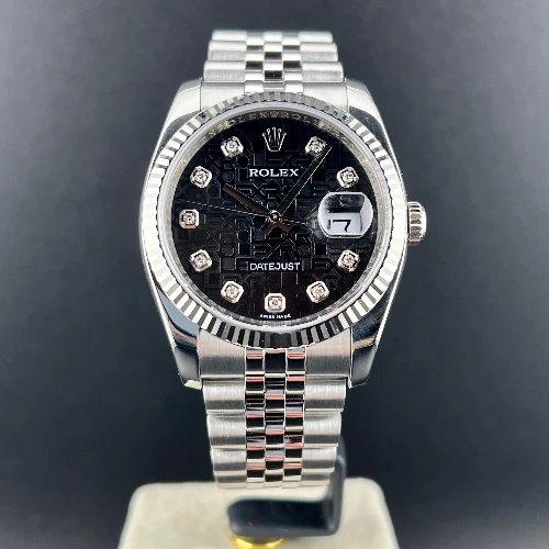 Rolex Datejust 36mm Black Computer Brillanti