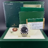 Rolex Datejust 36mm Black Computer Brillanti