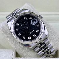 Rolex Datejust 36mm Black Computer Brillanti