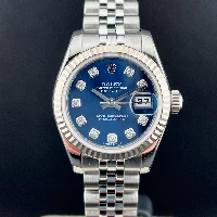 Rolex Lady Datejust 26mm Blu Brillanti