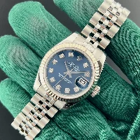 Rolex Lady Datejust 26mm Blu Brillanti