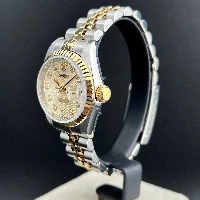 Rolex Lady Datejust 26mm Acciaio & oro Brillanti Computer Silver