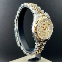 Rolex Lady Datejust 26mm Acciaio & oro Brillanti Computer Silver