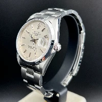 Rolex Oyster Perpetual Date 34mm Silver Indici