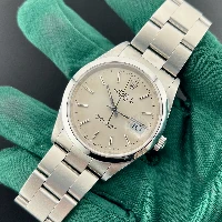 Rolex Oyster Perpetual Date 34mm Silver Indici