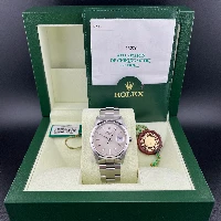 Rolex Oyster Perpetual Date 34mm Silver Indici
