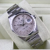 Rolex Oyster Perpetual Date 34mm Silver Indici