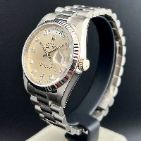 Rolex Day Date  White Gold 18k Brillanti
