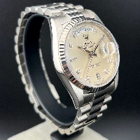 Rolex Day Date  White Gold 18k Brillanti