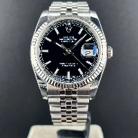 Rolex Datejust 36mm Nero Indici Jubilee