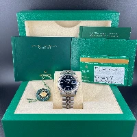 Rolex Datejust 36mm Nero Indici Jubilee
