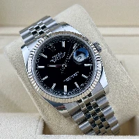 Rolex Datejust 36mm Nero Indici Jubilee