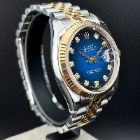 Rolex Datejust 36mm Acciaio/oro Blu Degradè Brillanti