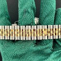 Rolex Datejust 36mm Acciaio/oro Blu Degradè Brillanti