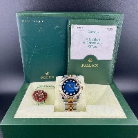 Rolex Datejust 36mm Acciaio/oro Blu Degradè Brillanti