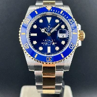 Rolex Submariner Date Acciaio & oro Ceramica Blu