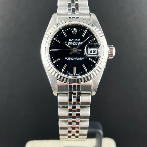 Rolex Lady Datejust 26mm Jubilee Nero Indici