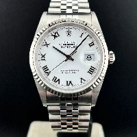 Rolex Datejust 36mm Bianco Romani Jubilee