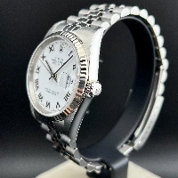 Rolex Datejust 36mm Bianco Romani Jubilee