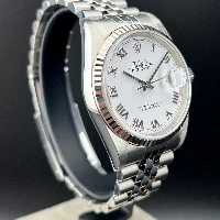 Rolex Datejust 36mm Bianco Romani Jubilee