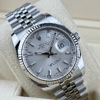 Rolex Datejust 36mm Silver Index Jubilee
