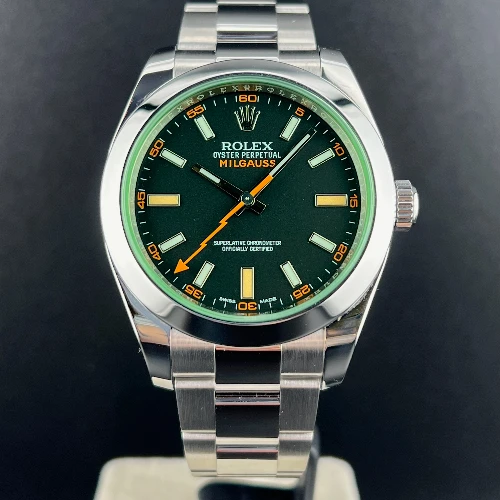 Rolex Milgauss Nero Vetro Verde