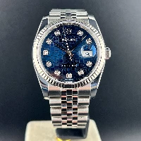 Rolex Datejust 36mm Blu Computer Brillanti