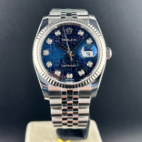 Rolex Datejust 36mm Blu Computer Brillanti
