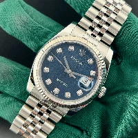 Rolex Datejust 36mm Blu Computer Brillanti