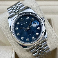 Rolex Datejust 36mm Blu Computer Brillanti