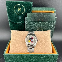 Rolex Oyster Perpetual Date 34mm Topolino Silver Mickey & Minnie