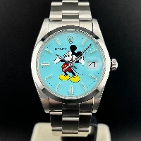 Rolex Oyster Date Precision Mickey Mouse Tiffany Topolino