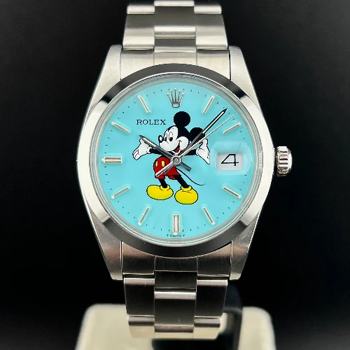 Rolex Oyster Date Precision Mickey Mouse Tiffany Topolino