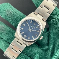 Rolex Oyster Perpetual 31mm Blue 3-6-9 Dial