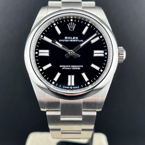 Rolex Oyster Perpetual 41mm Nero Index NEW