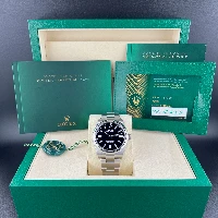 Rolex Oyster Perpetual 41mm Nero Index NEW