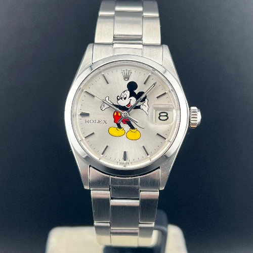 Rolex Oyster Date Precision Topolino Silver