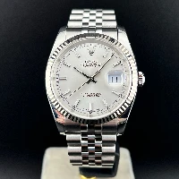 Rolex Datejust 36mm Silver Index Jubilee