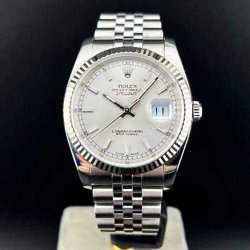 Rolex Datejust 36mm Silver Index Jubilee