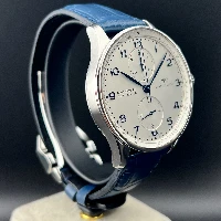 IWC Chronograph Portuguese Sfere Blu Cinturino Blu