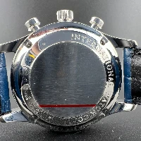 IWC Chronograph Portuguese Sfere Blu Cinturino Blu