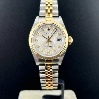 Rolex Lady Datejust 26mm Acciaio & oro Brillanti Computer Silver