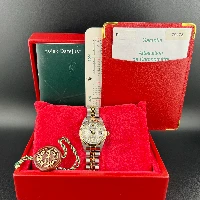 Rolex Lady Datejust 26mm Acciaio & oro Brillanti Computer Silver