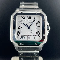 Cartier Santos De Cartier Large L size White Bianco